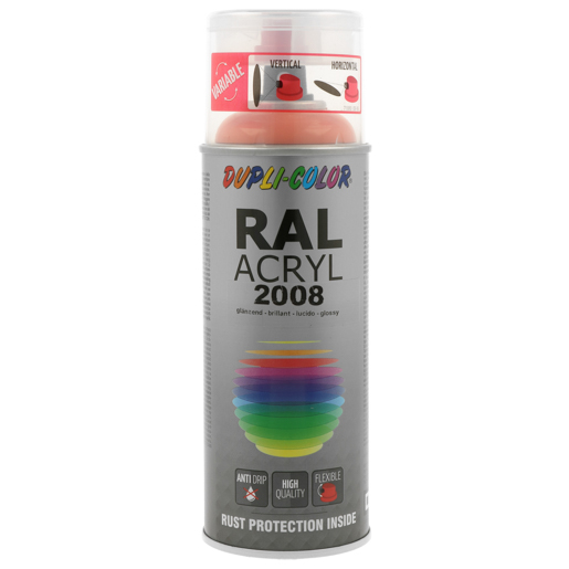 Dupli Color RAL-Acryl-Spray glz 400 ml 535000 RAL 2008 hellrotorange